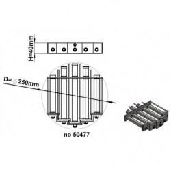 Magnet für den Fülltrichter einer Spritzgussmaschine (Temperaturbeständigkeit bis 80 °C) Dm. 250 mm